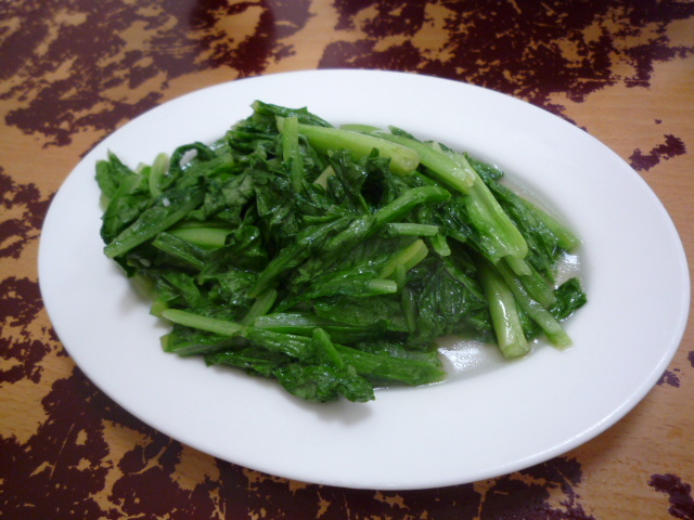 阿昆家来菜の青野菜炒め