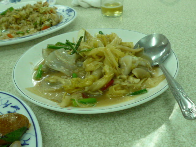 白菜の古漬け炒め
