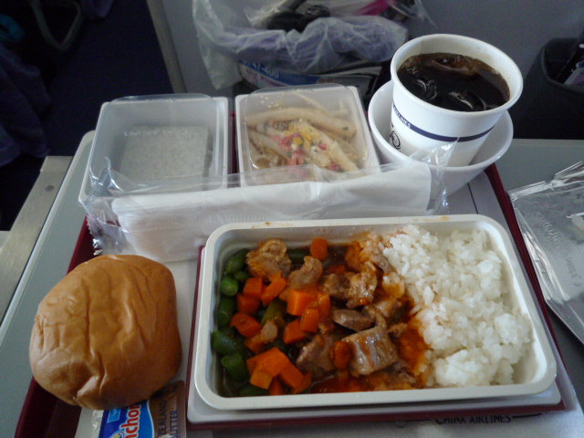 中華航空機内食